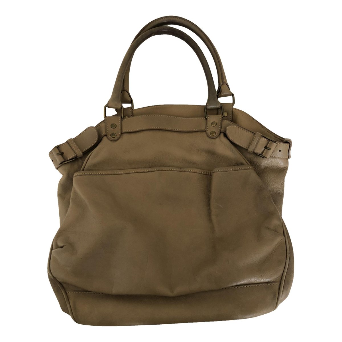 Lune leather handbag