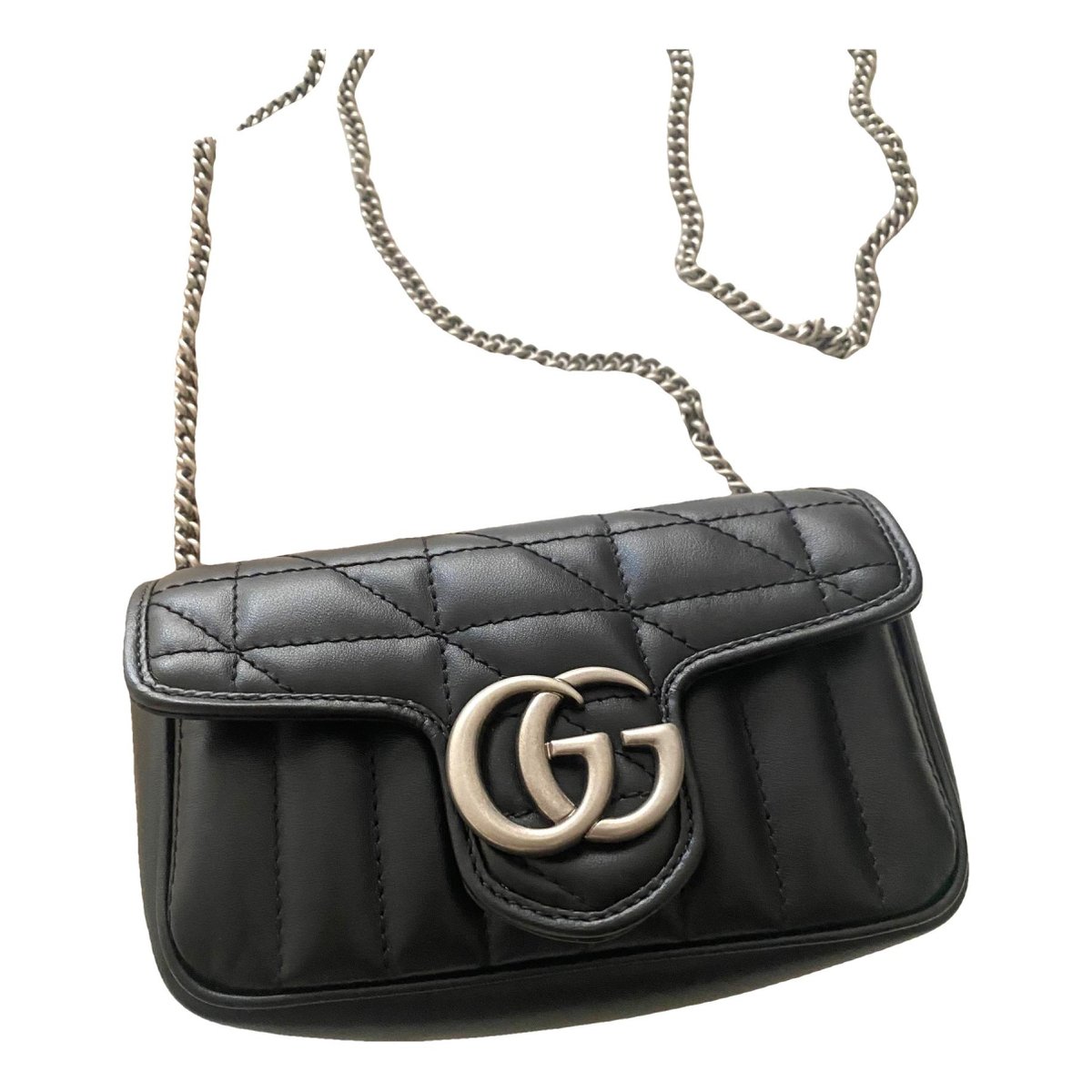 GG Marmont Chain leather crossbody bag