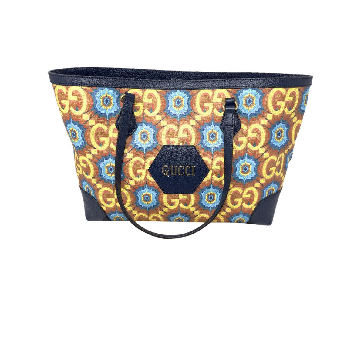 Ophidia Top Handle leather tote