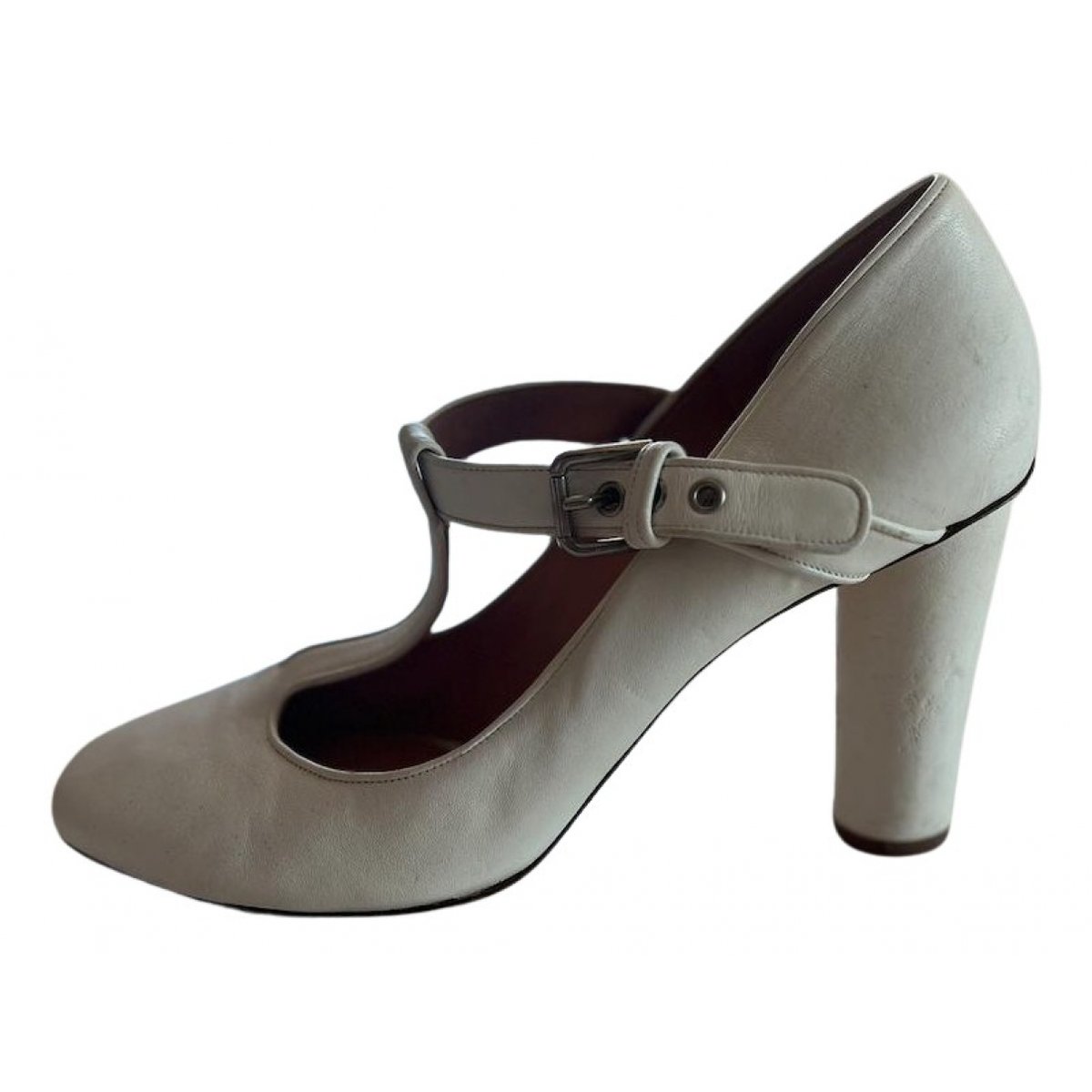 Mary Jane leather heels