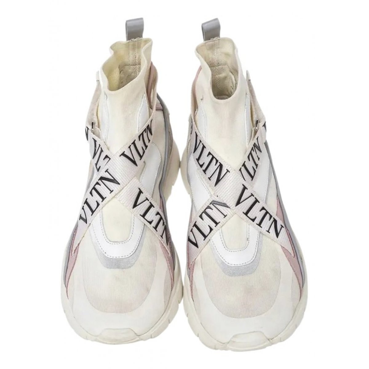 VLTN leather lace up boots