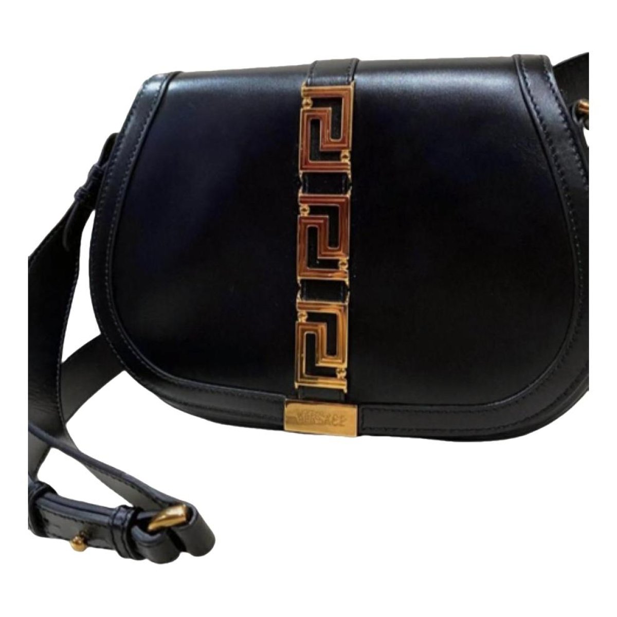 Greca Goddess pony-style calfskin handbag