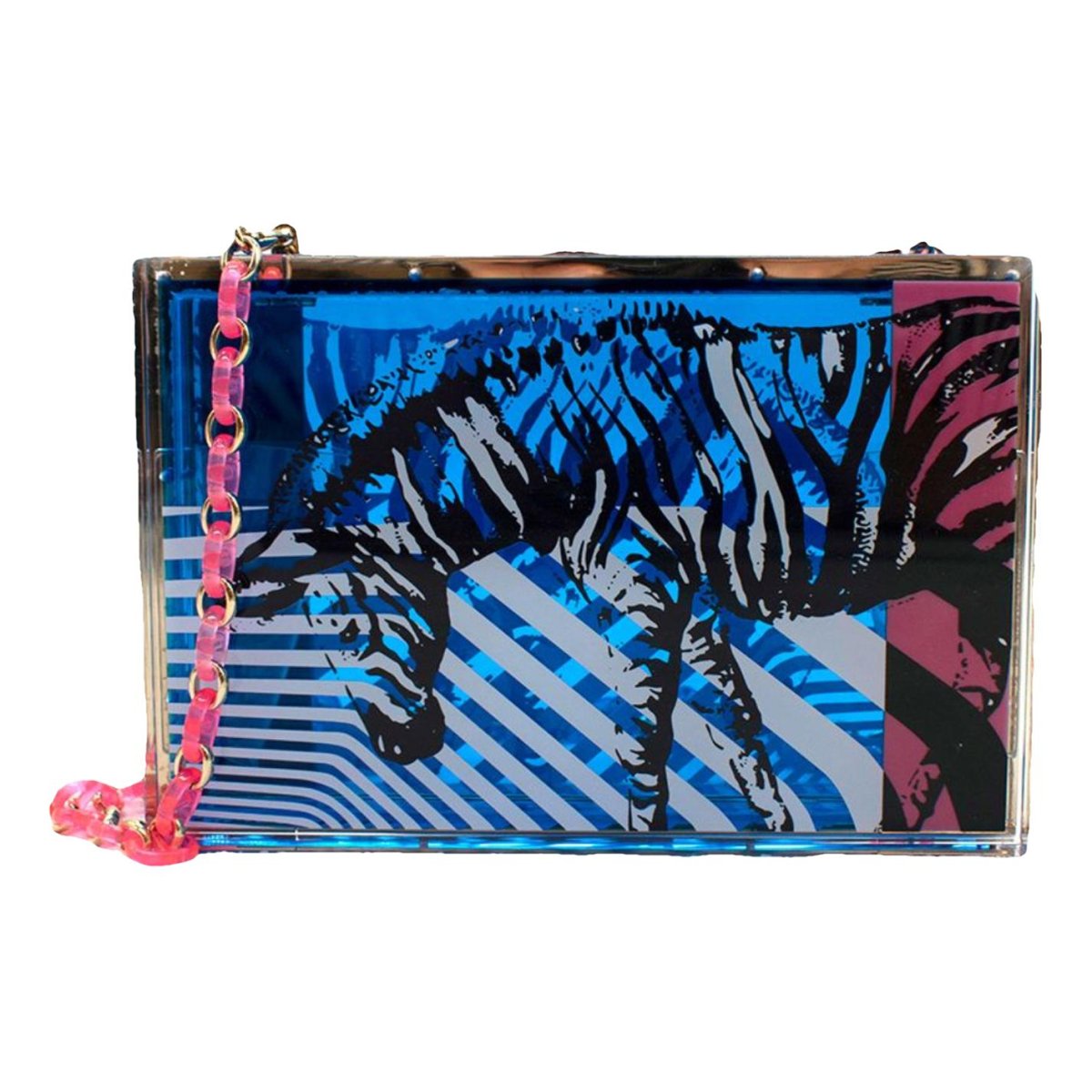 New Lock clutch bag