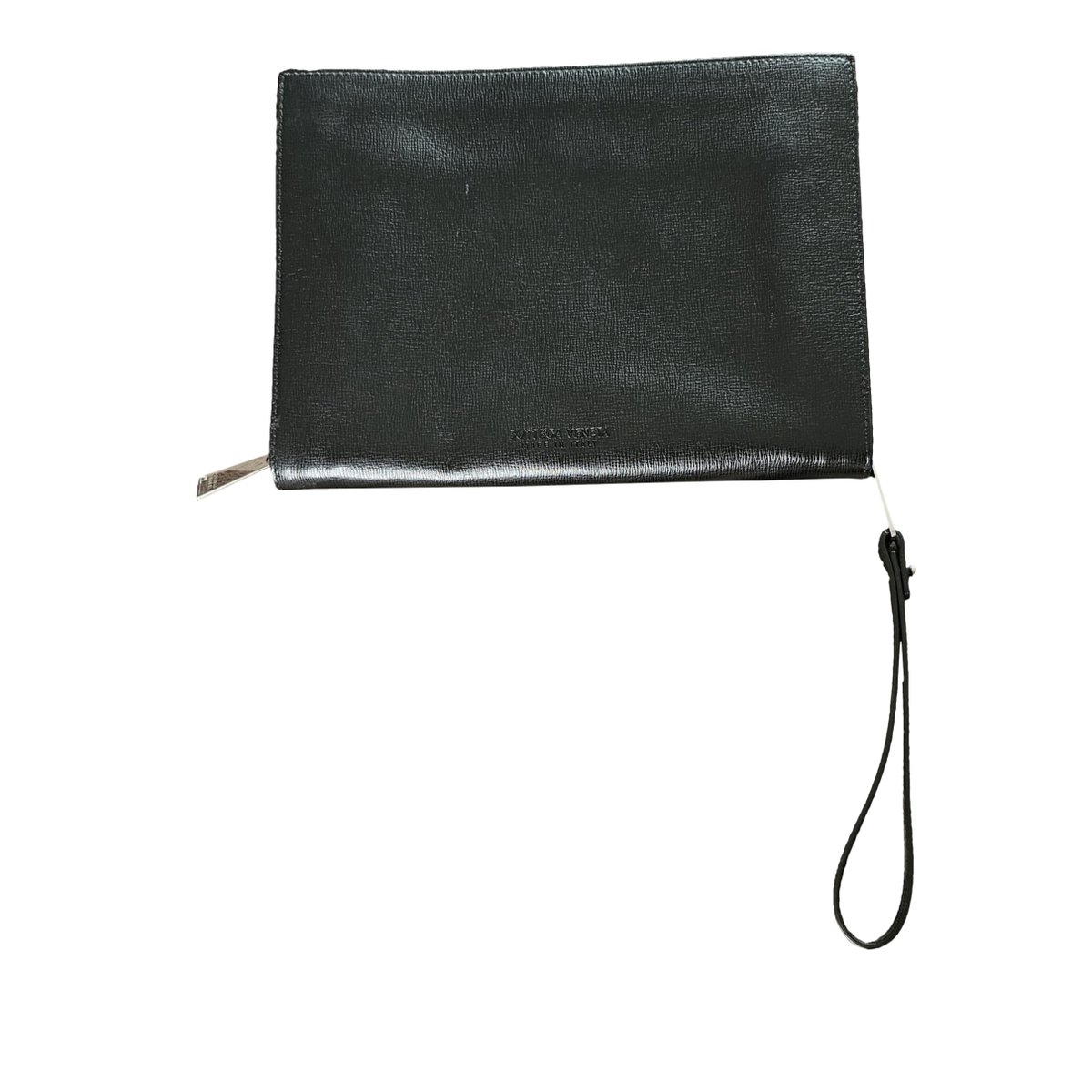 Snap leather handbag