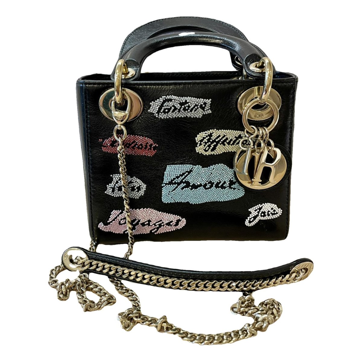 Lady Dior leather handbag