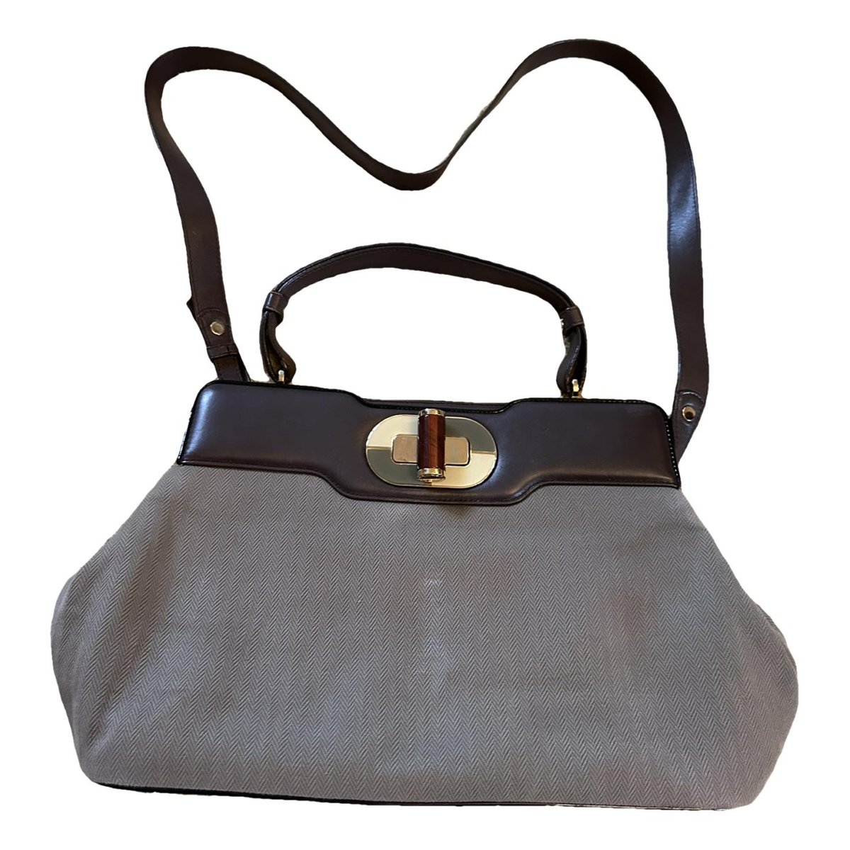 Isabella Rossellini cloth handbag