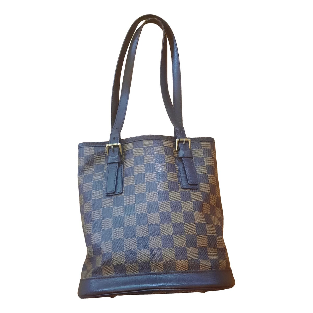 Bucket linen handbag