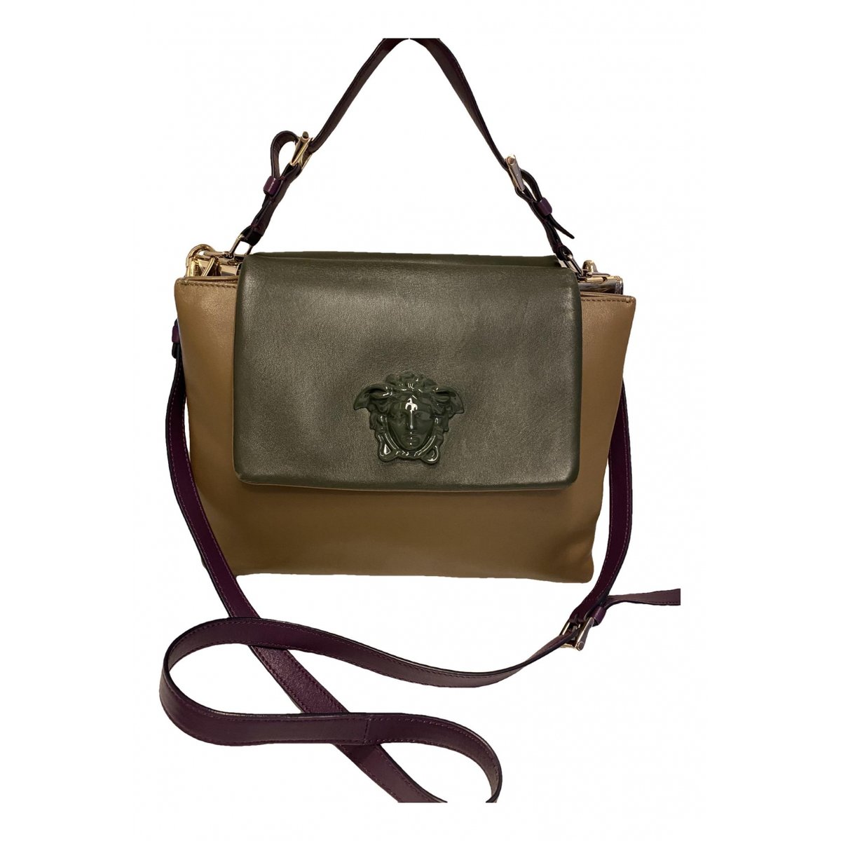 La Medusa leather handbag