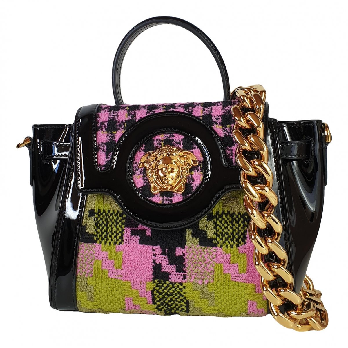 La Medusa leather handbag