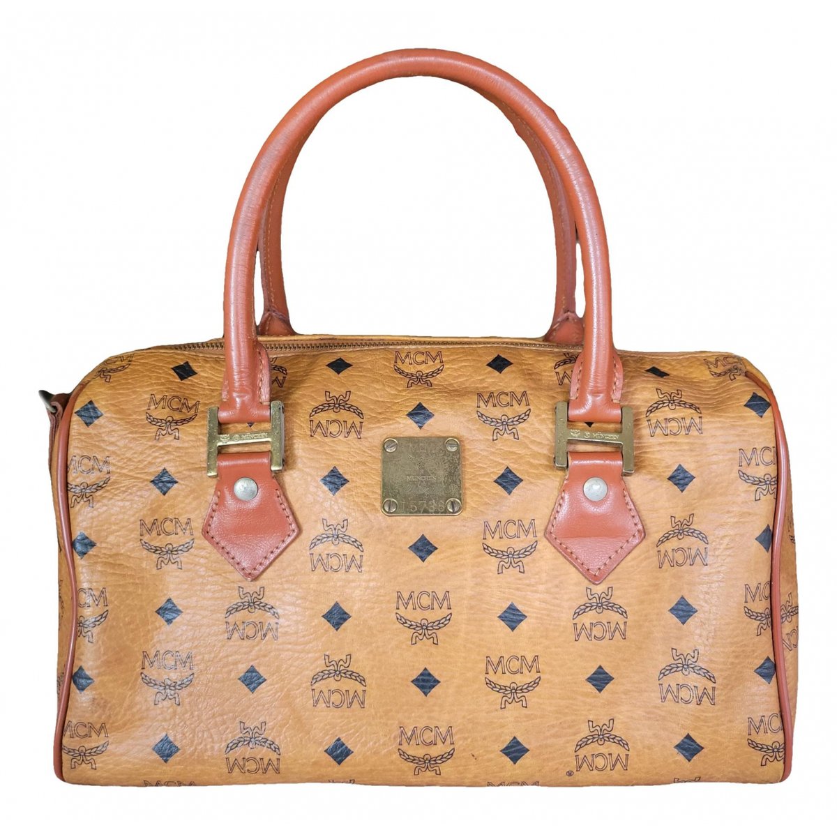 Boston leather satchel