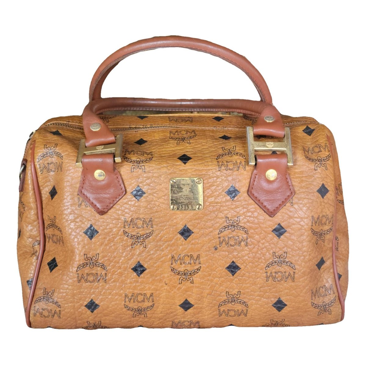 Boston leather clutch bag
