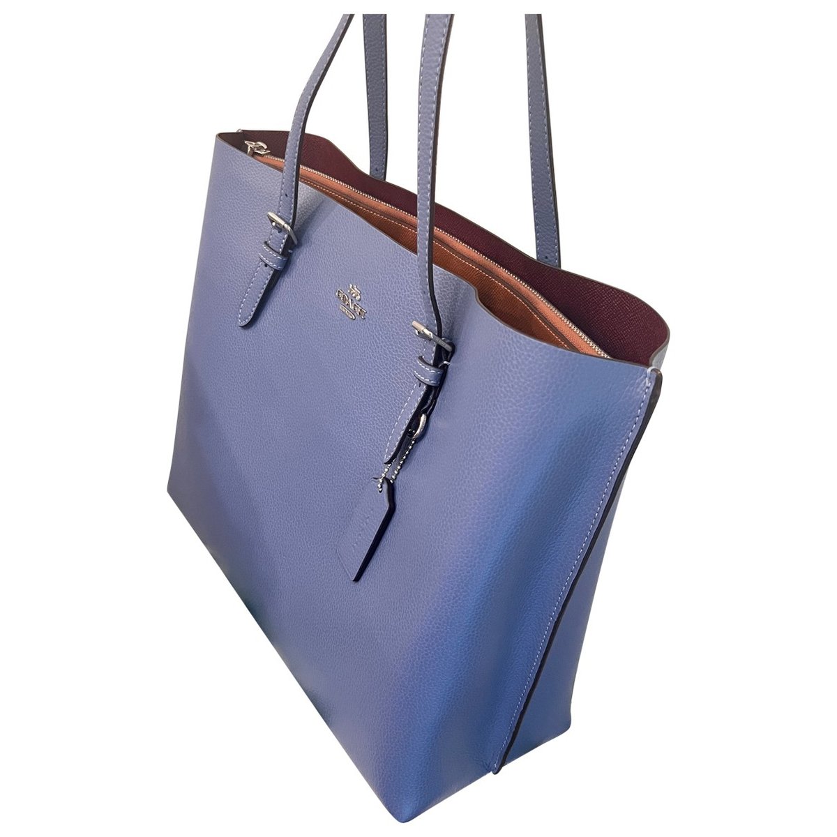 CITY ZIP TOTE leather tote
