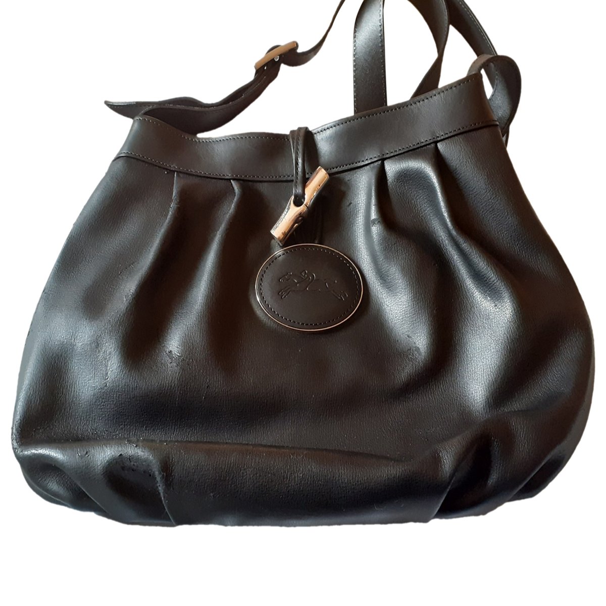 Balzane leather crossbody bag