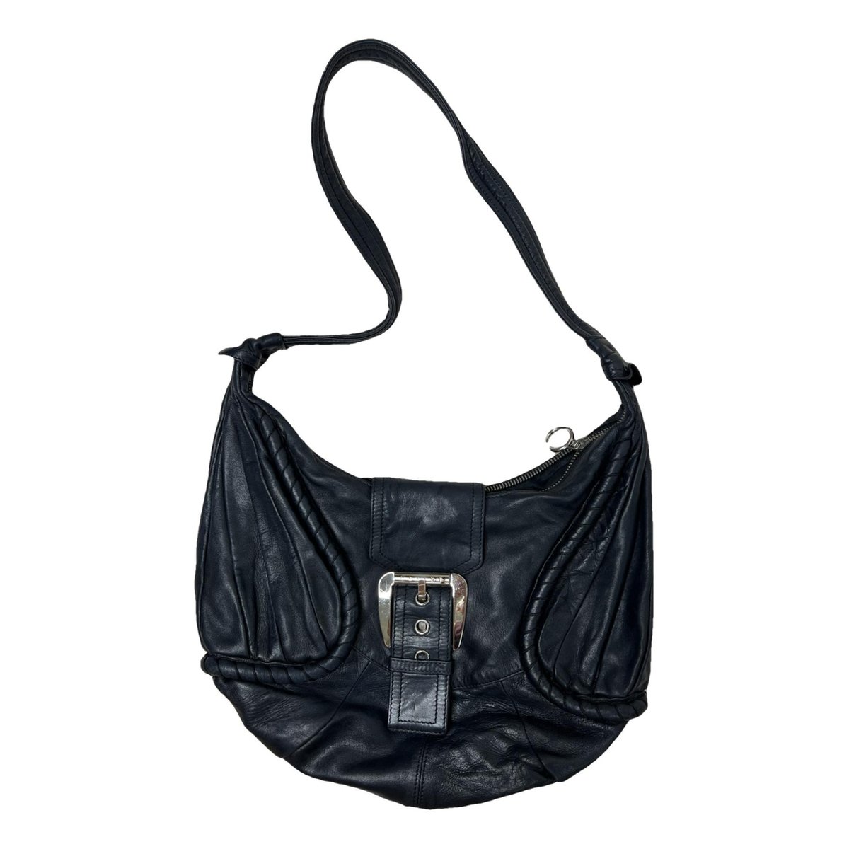 Hobo leather handbag