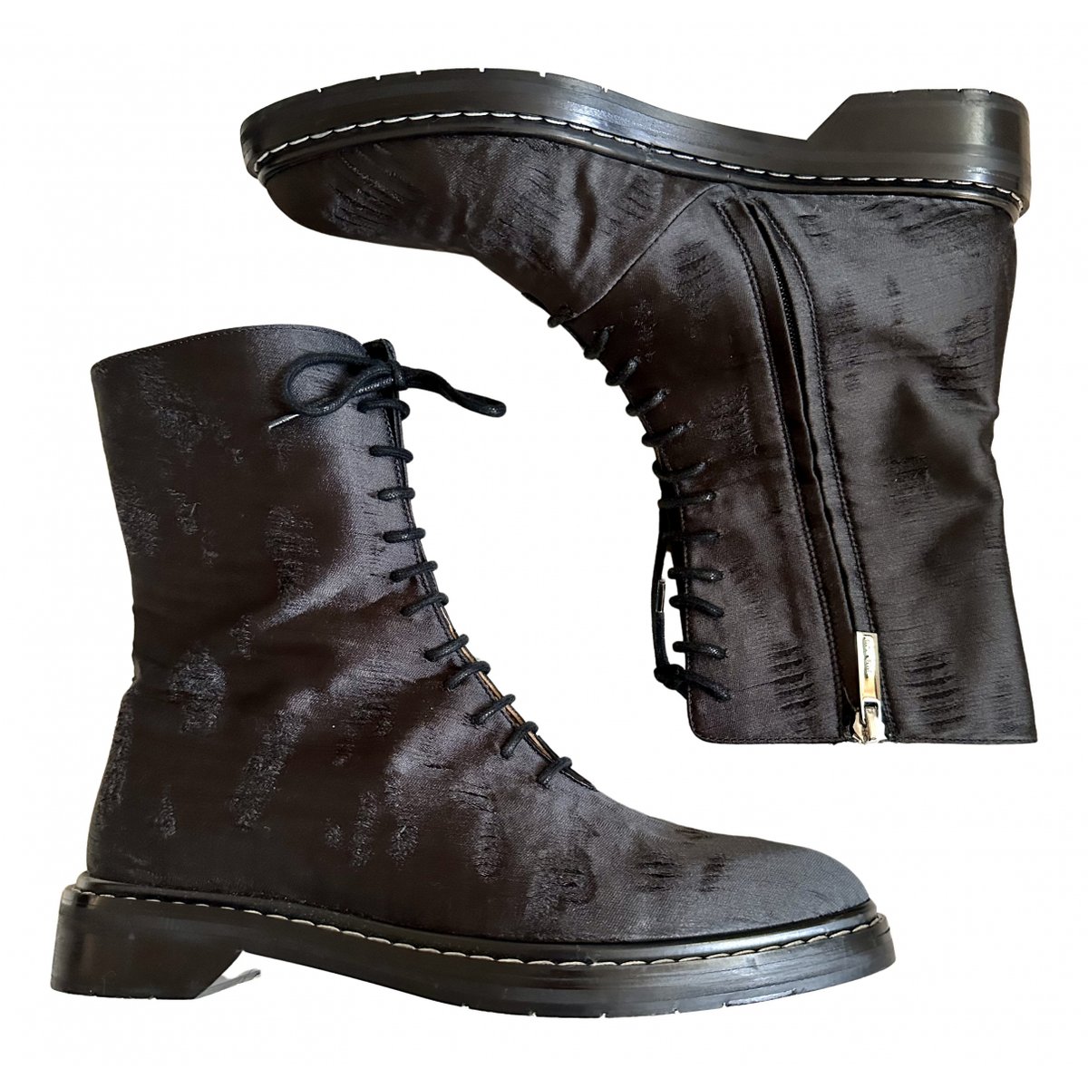 Fara leather lace up boots