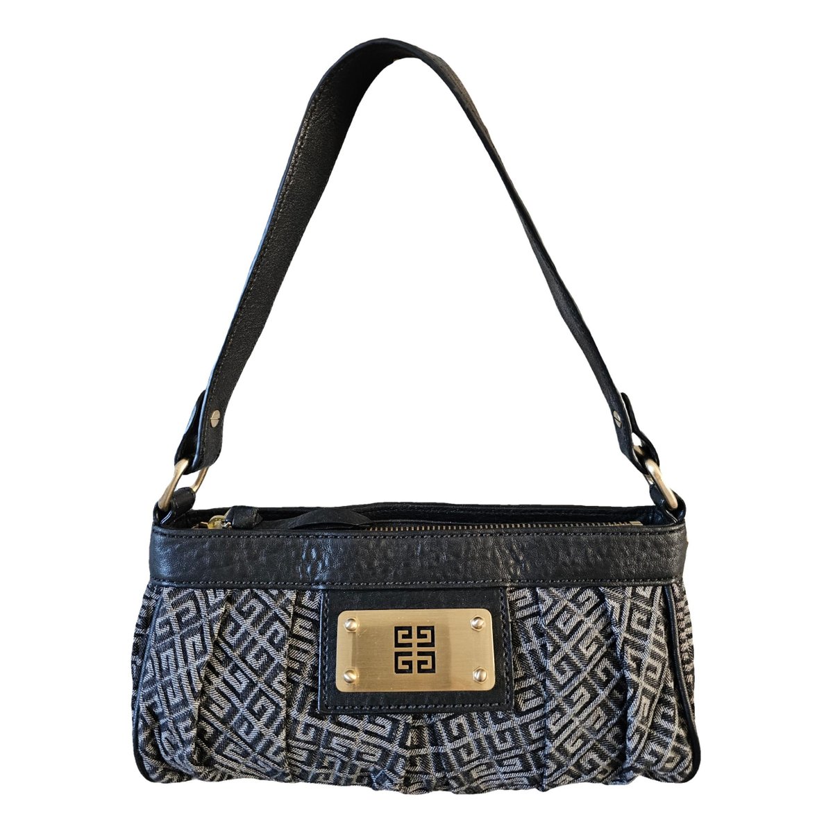 Emblem cloth handbag