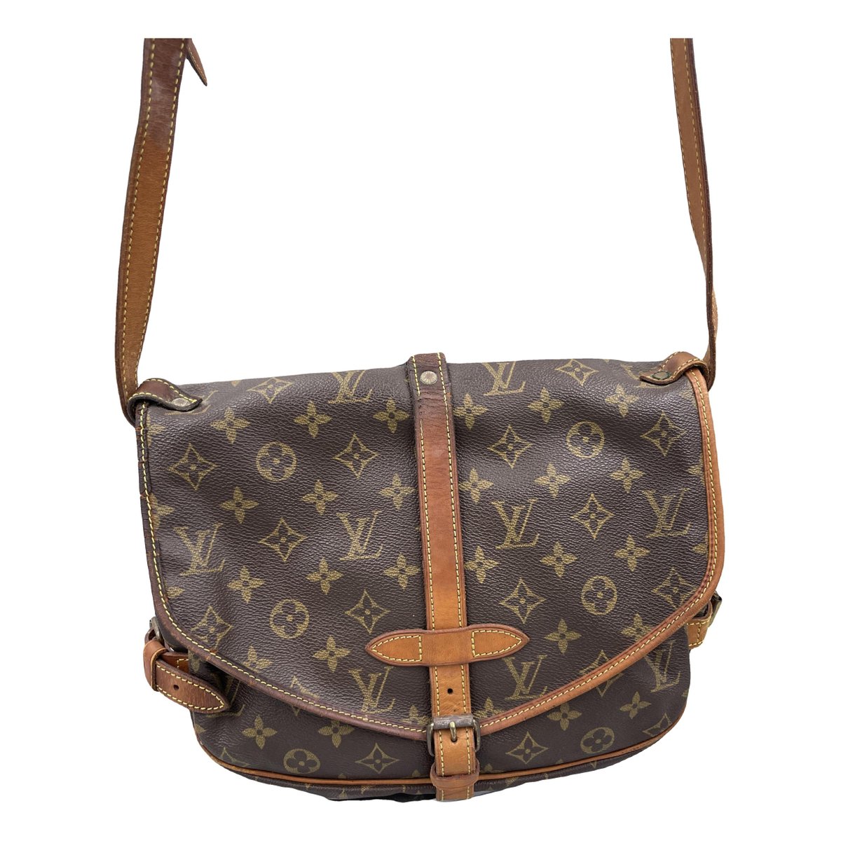 Saumur leather crossbody bag