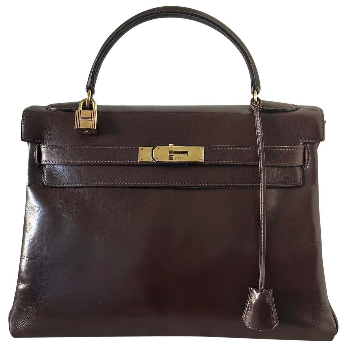 Kelly 32 leather handbag