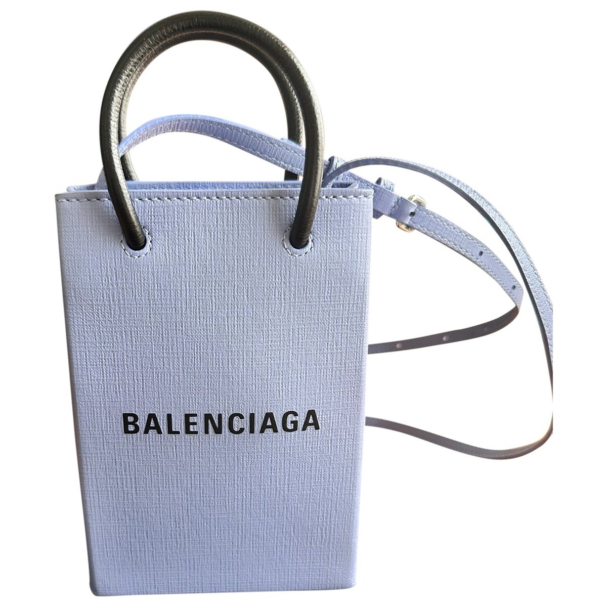 Shopping Phone Holder leather handbag