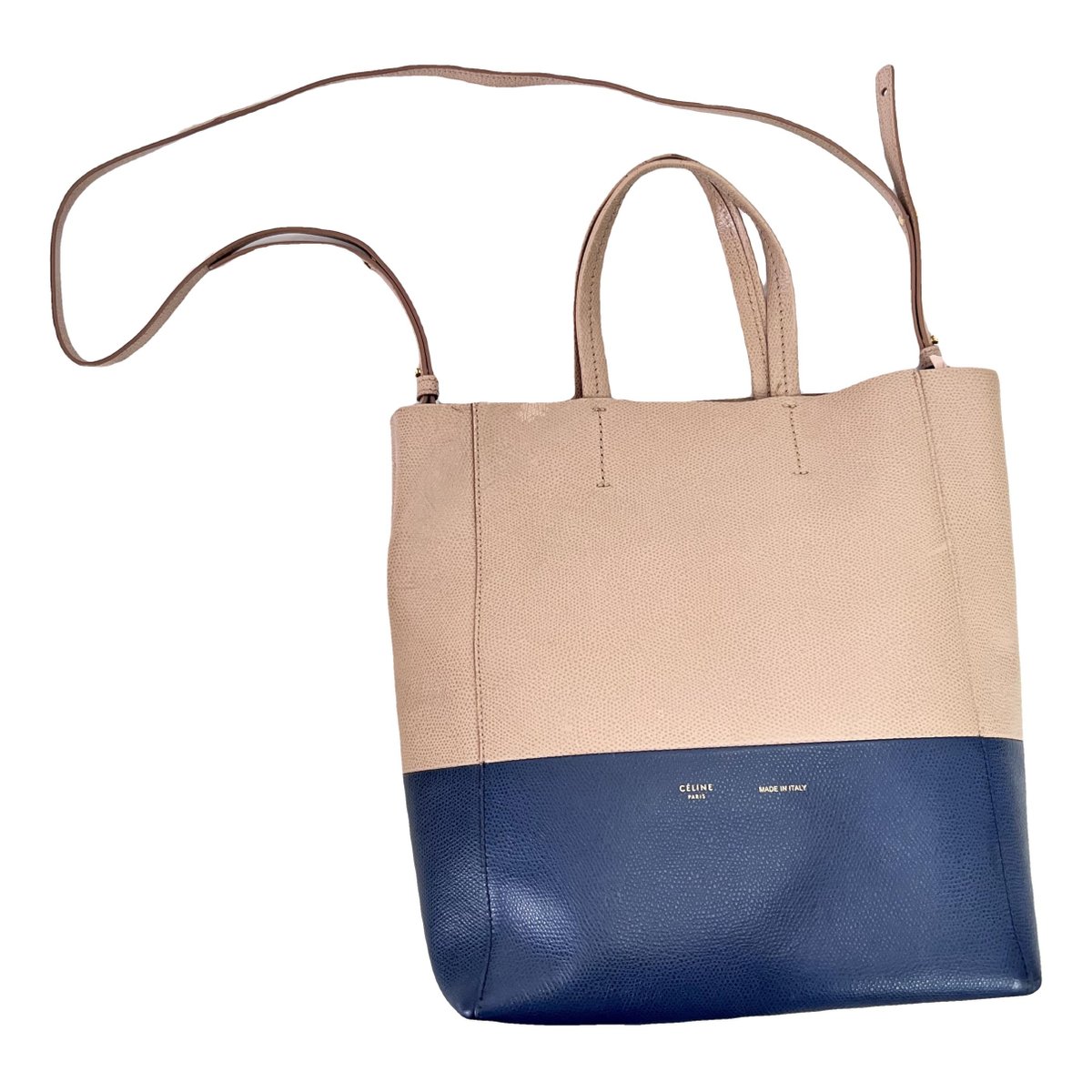 Cabas PM leather handbag
