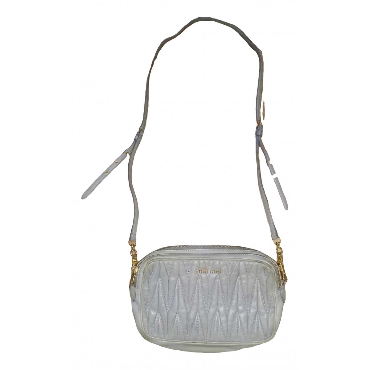 Matelassé leather crossbody bag