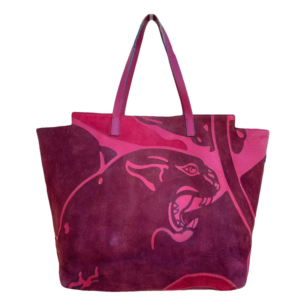 Panther bag leather tote