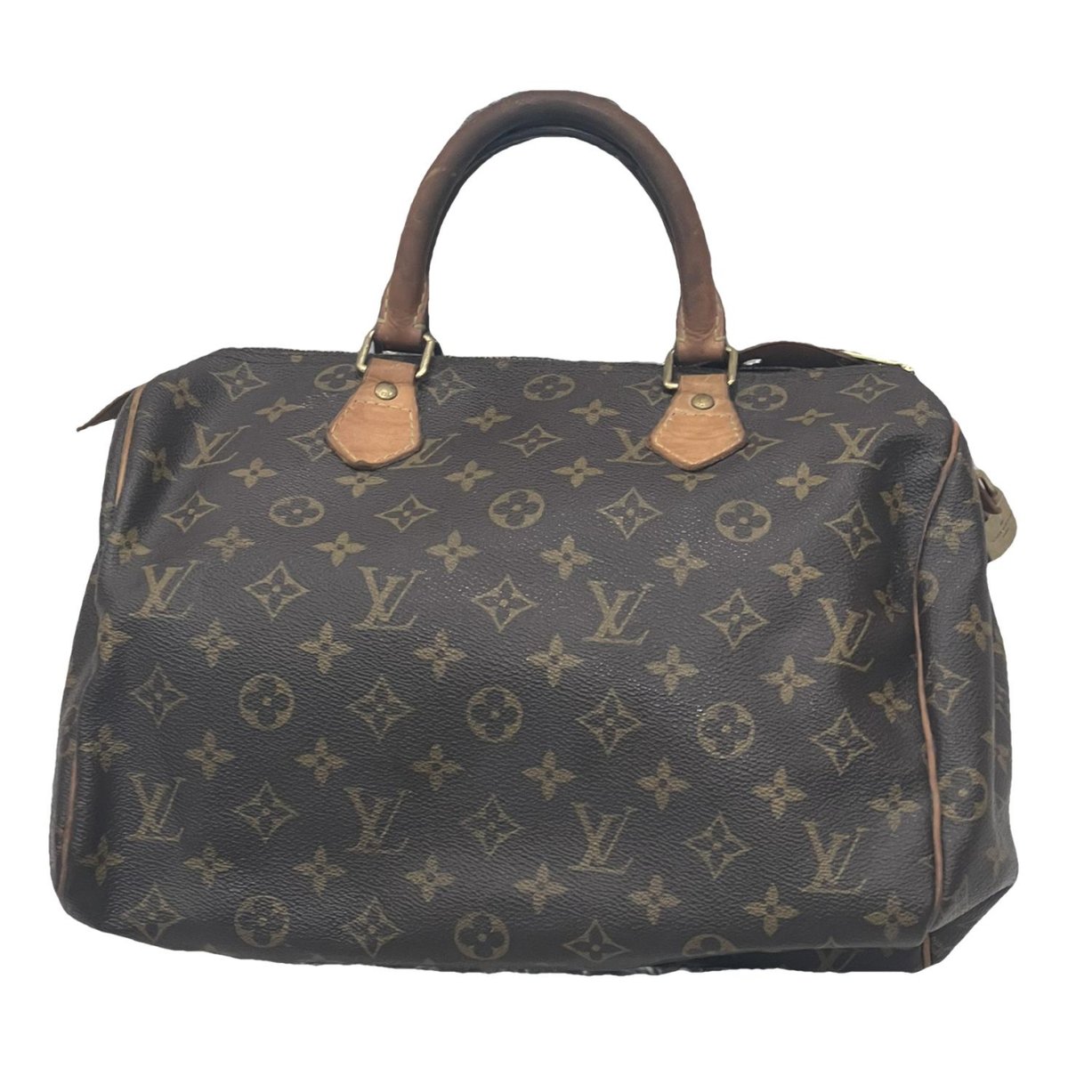 Speedy leather handbag