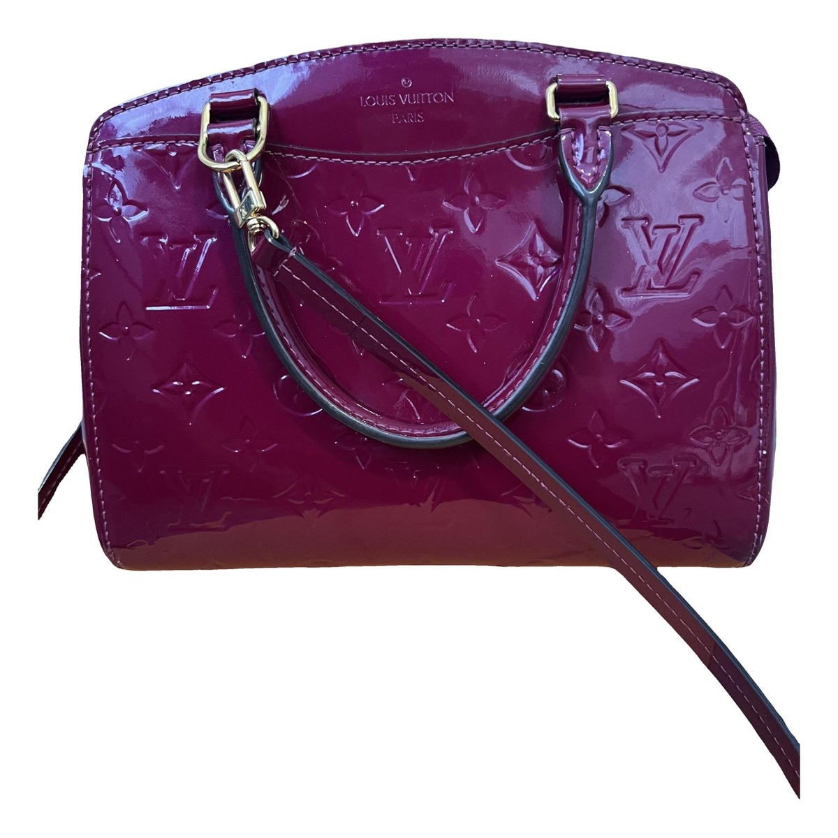 Bréa patent leather handbag