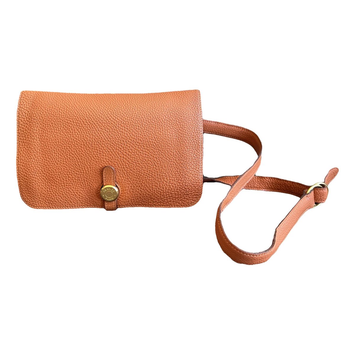 Dogon leather clutch bag