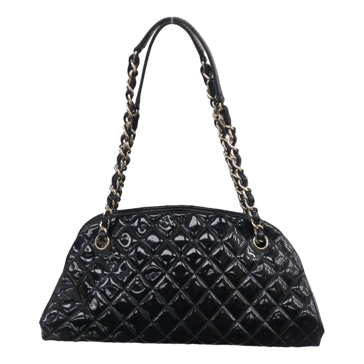 Mademoiselle patent leather handbag