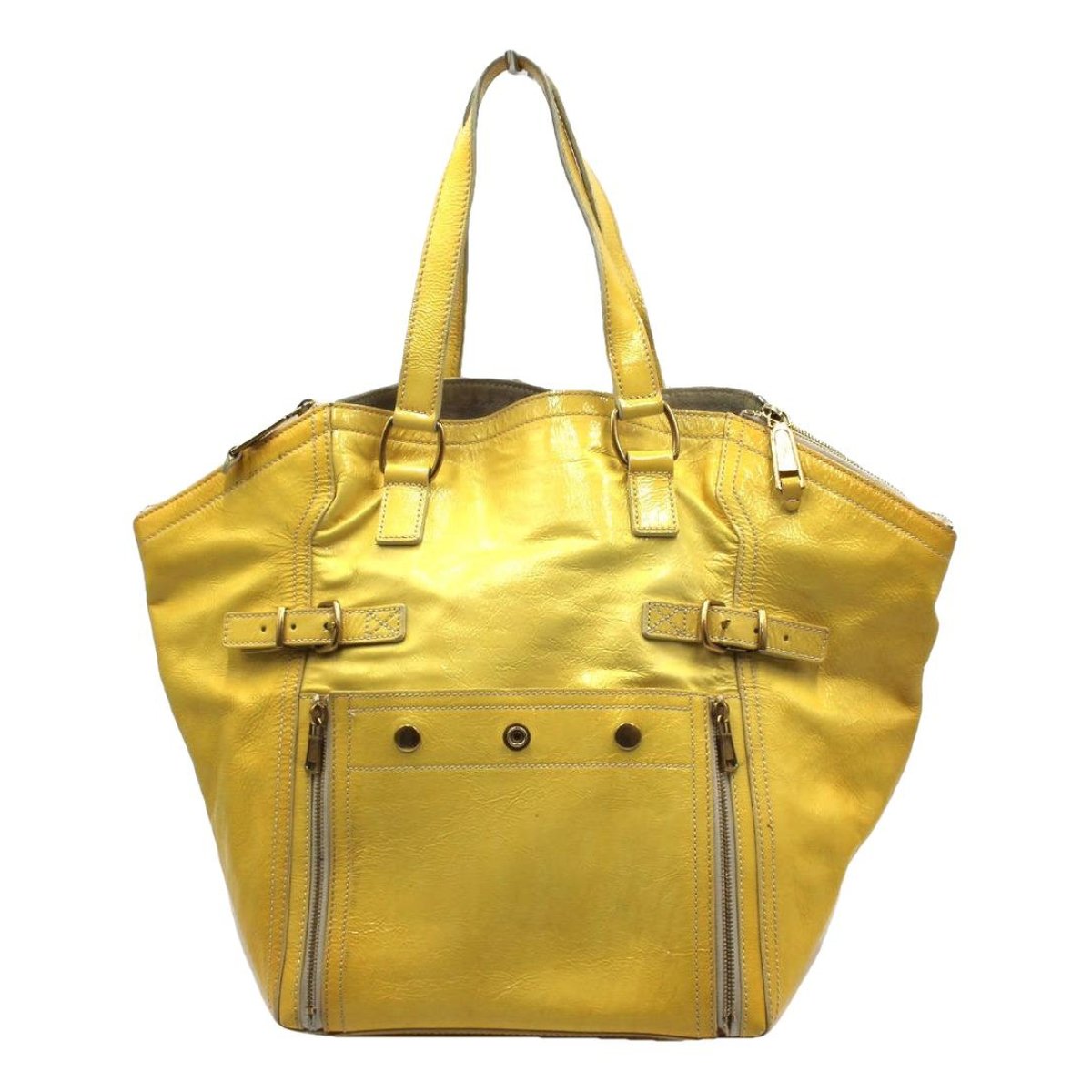 Downtown patent leather handbag