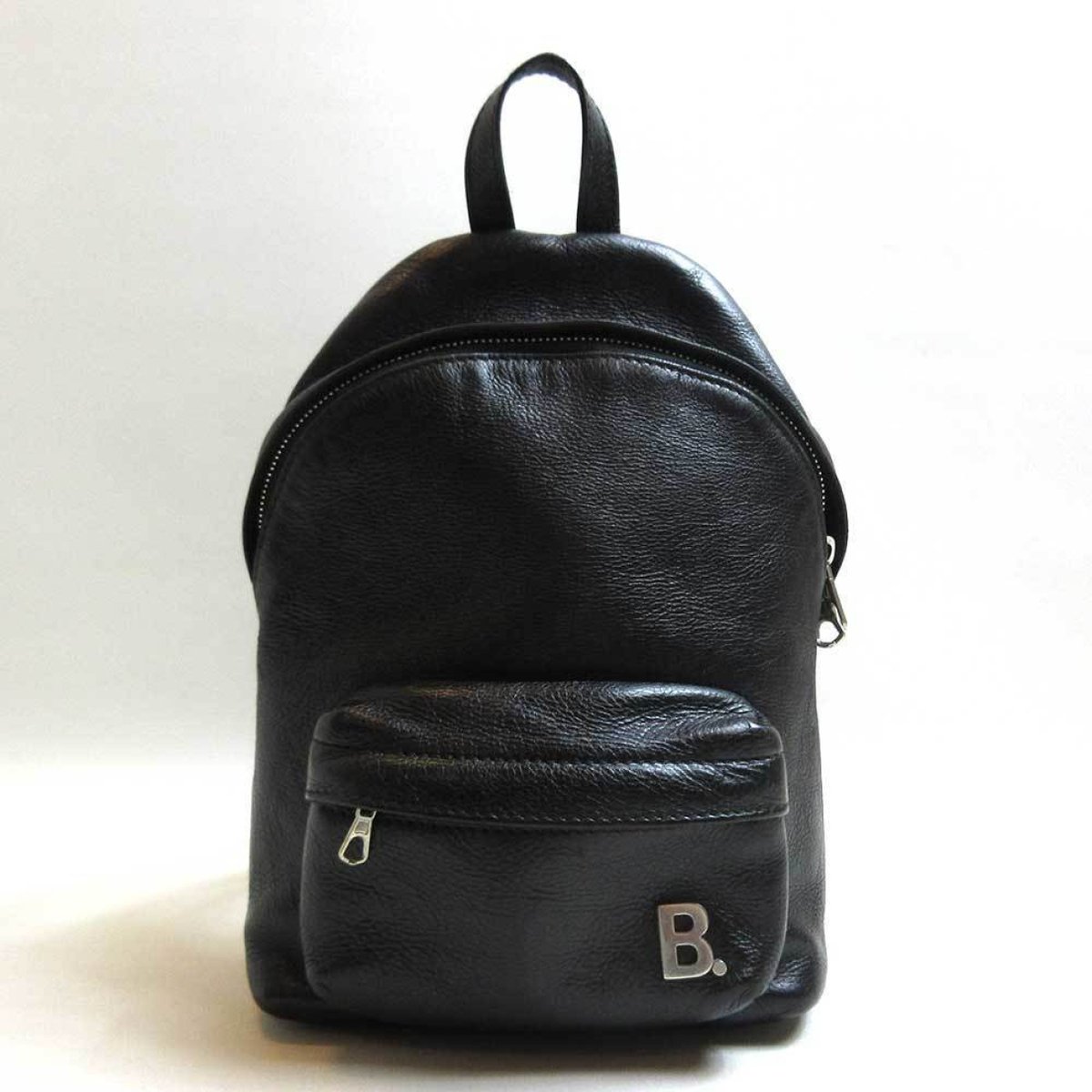 Box Logo leather bag