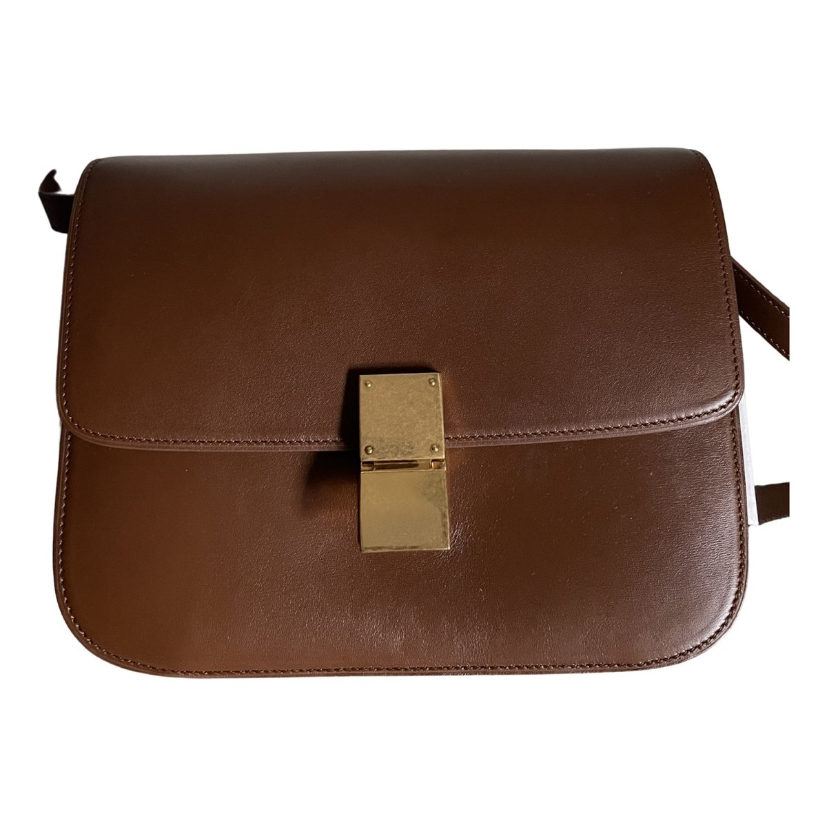 Classic leather crossbody bag