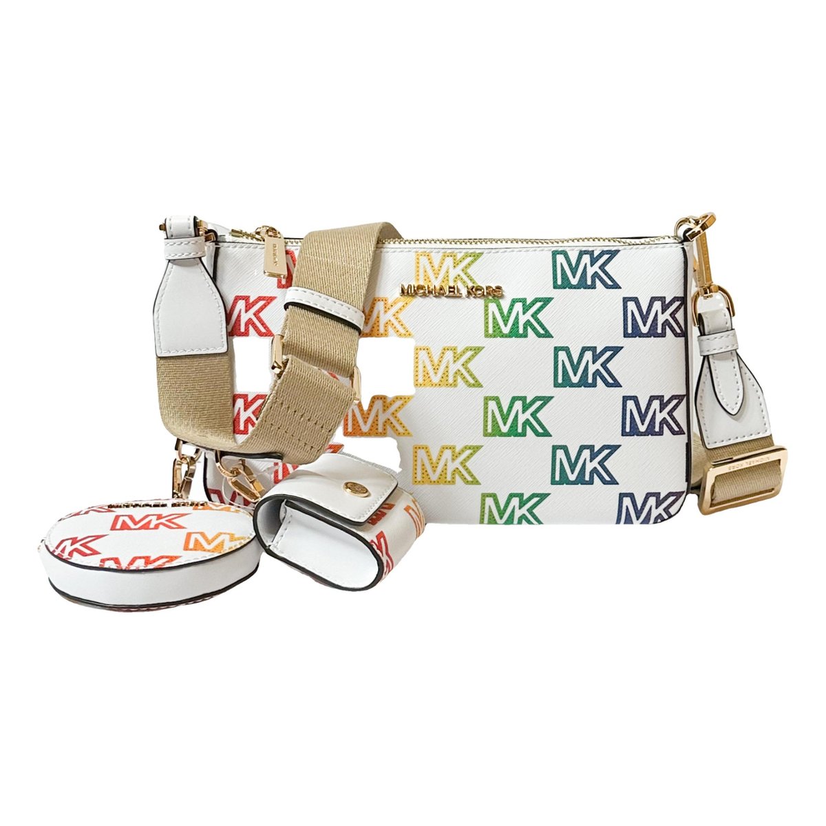 Jet Set vegan leather crossbody bag