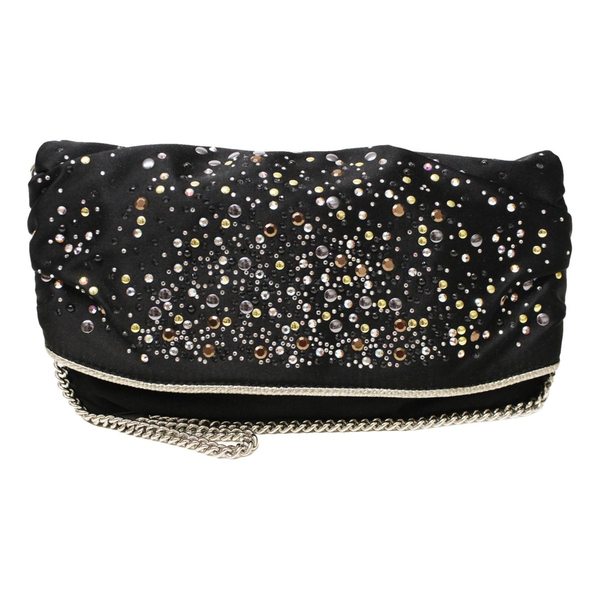 Silk clutch bag