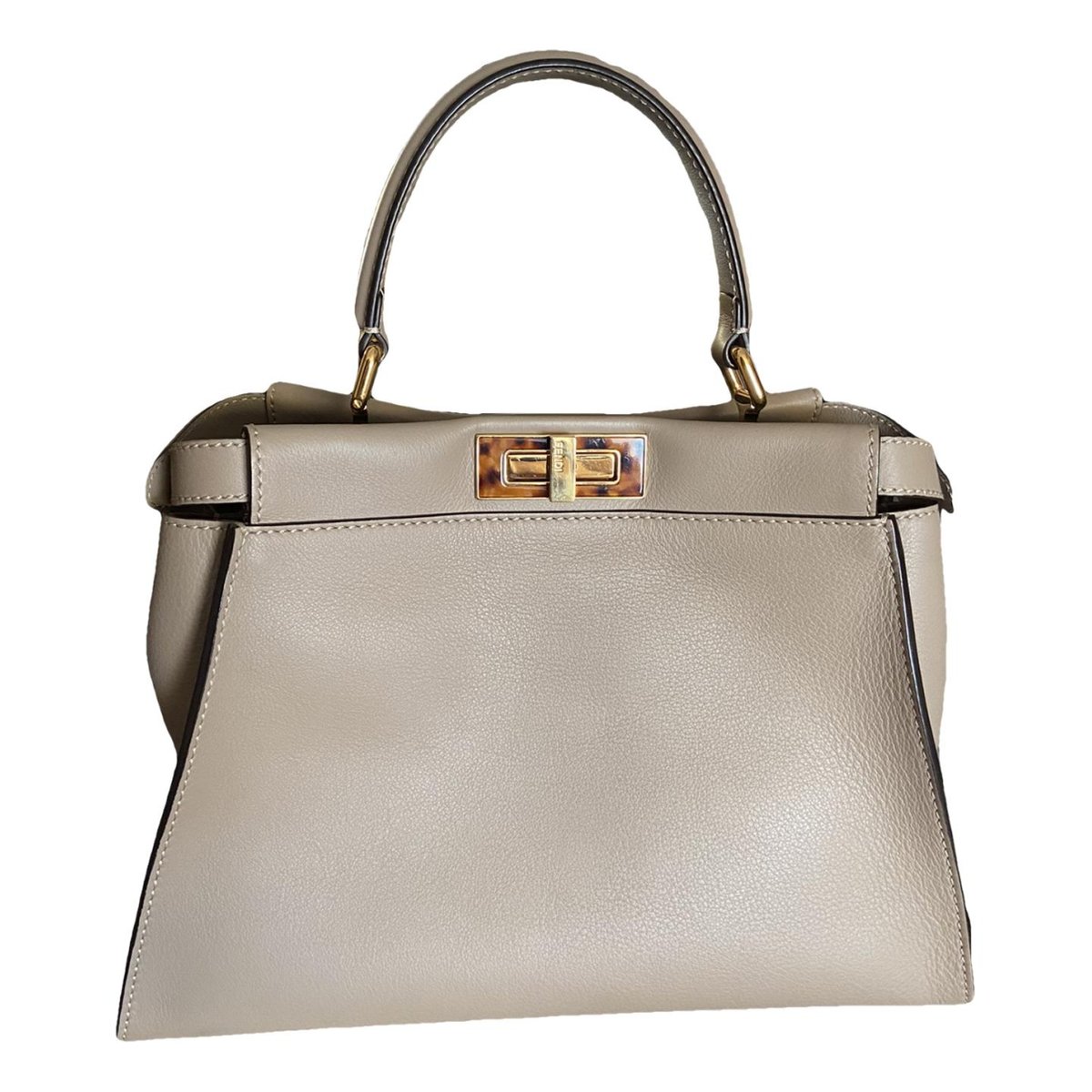Peekaboo leather handbag