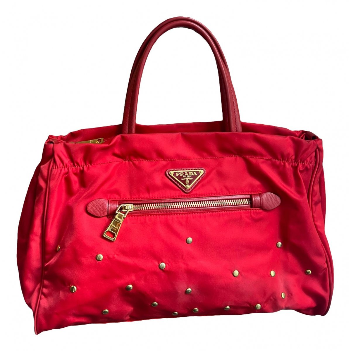 Madras cloth handbag