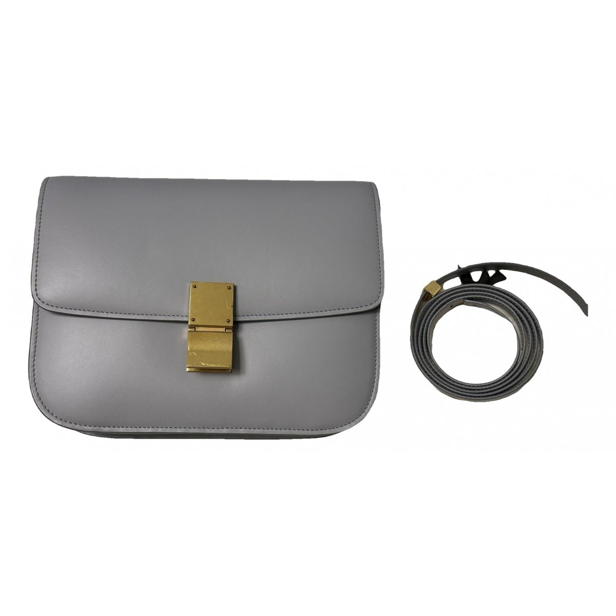 Classic leather crossbody bag
