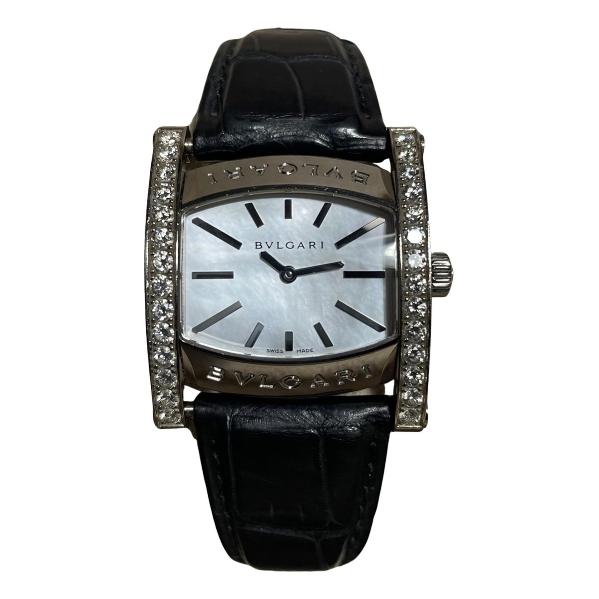 Assioma white gold watch