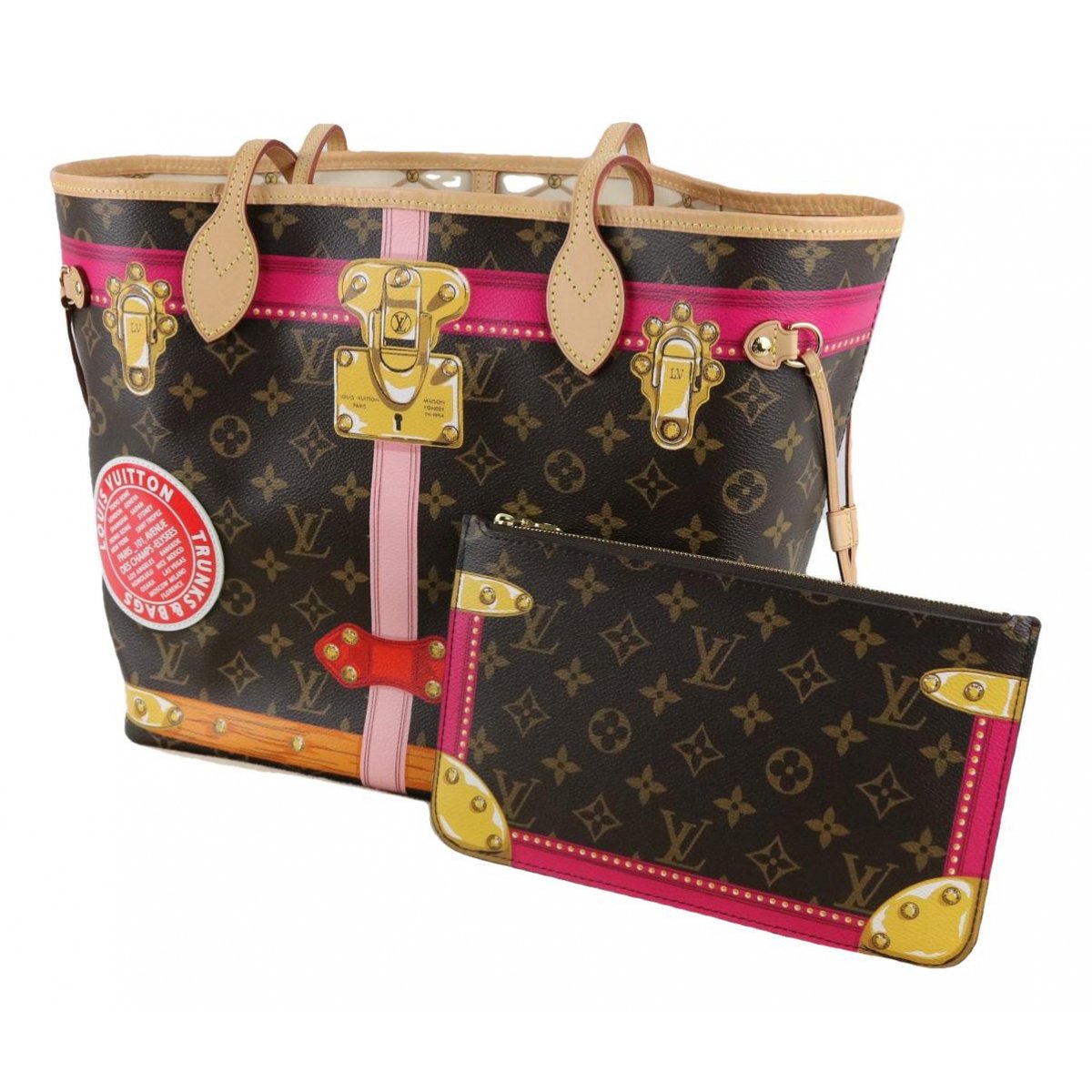 Neverfull leather tote
