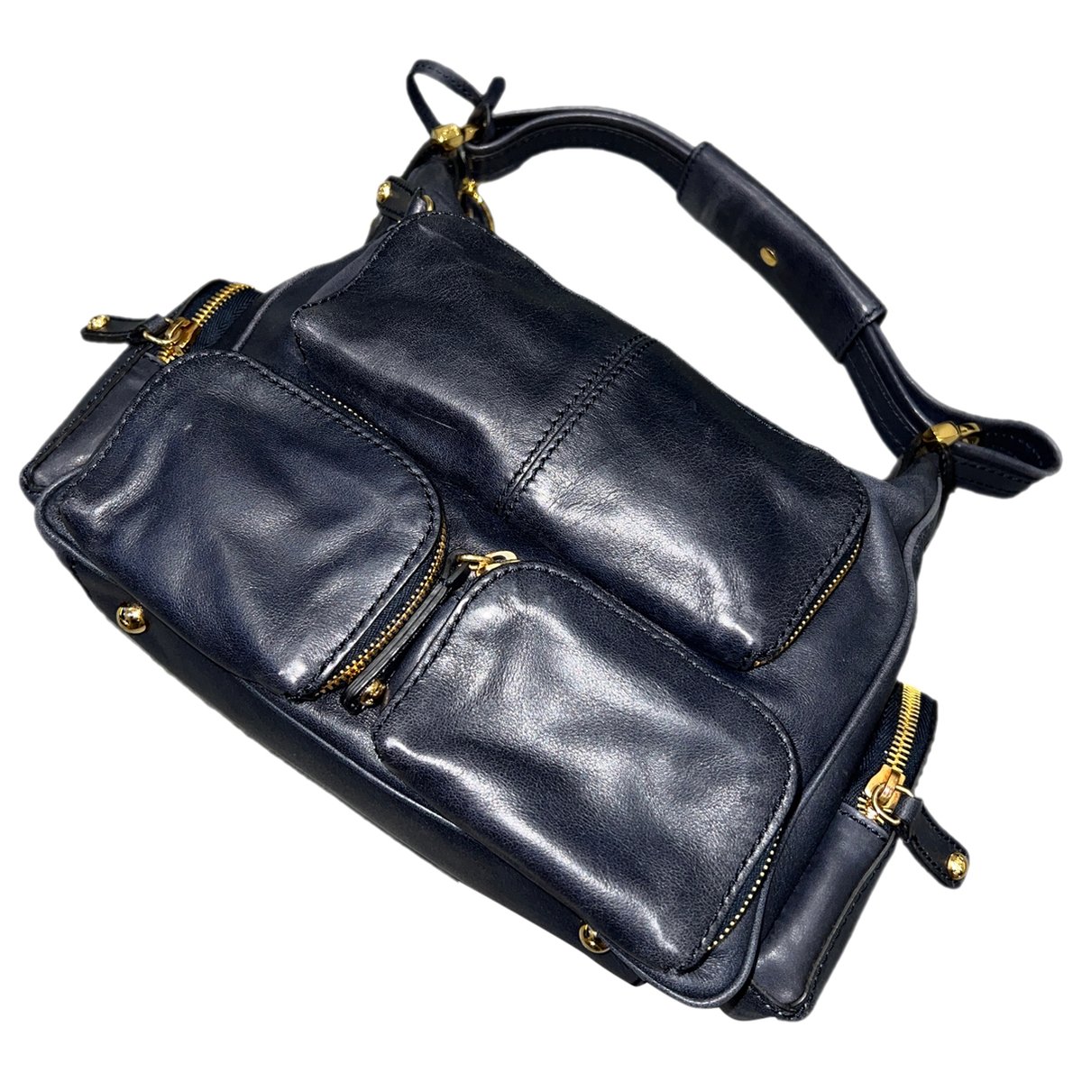 Leather handbag
