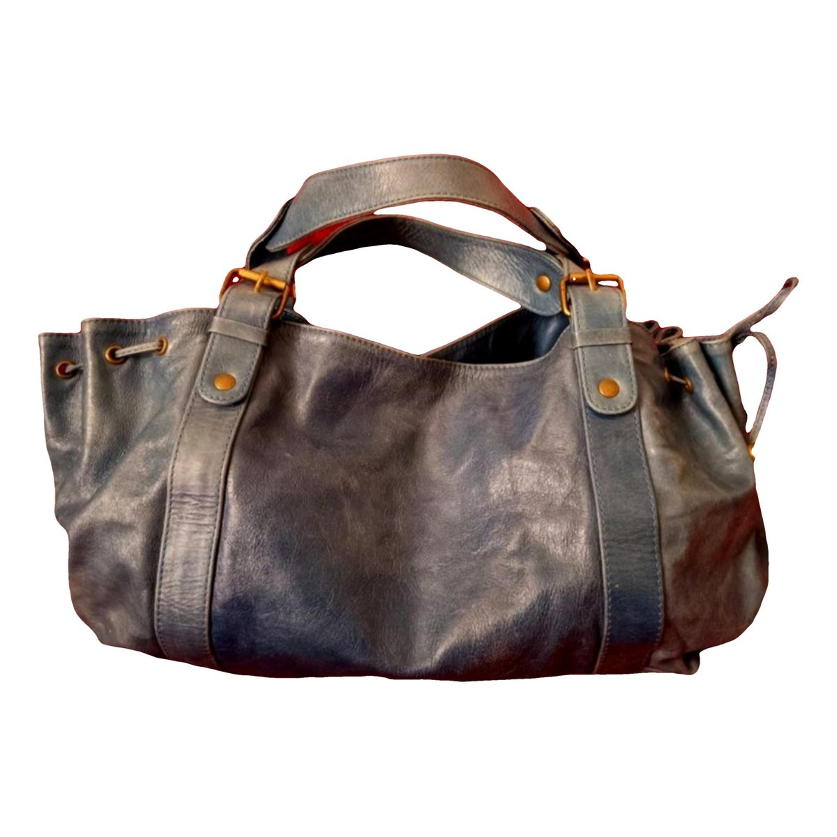 36 H leather tote