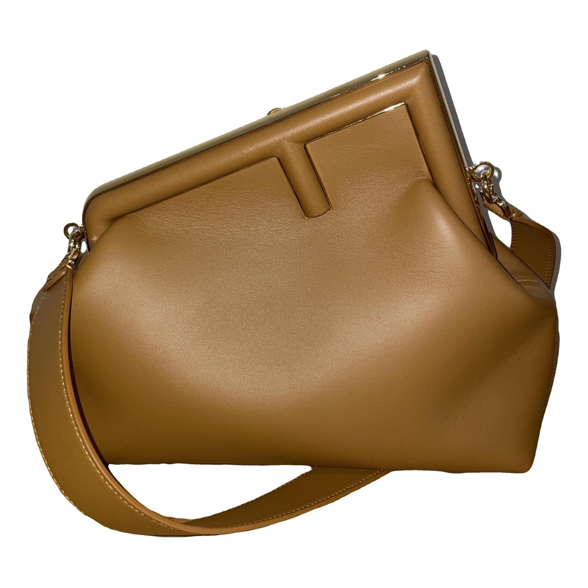 First leather handbag