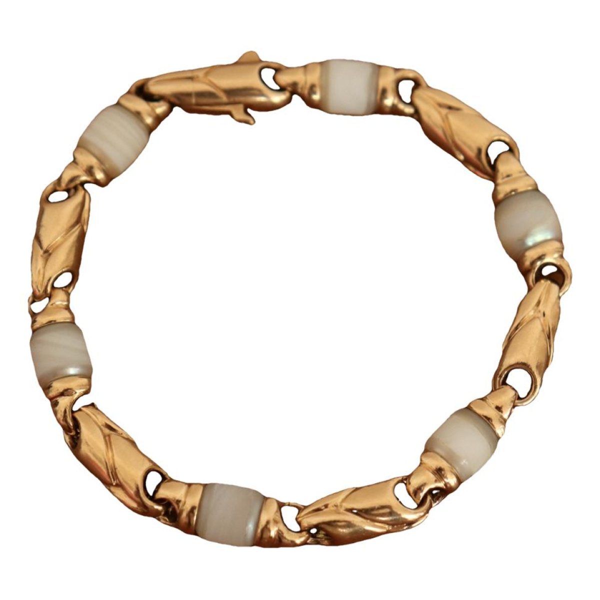 Doppio yellow gold bracelet