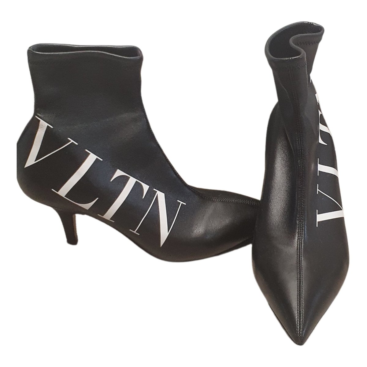 VLTN leather ankle boots