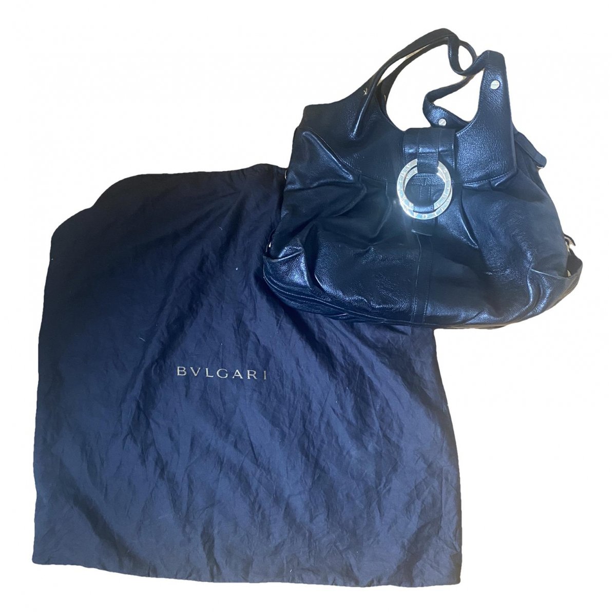 Bulgari leather handbag