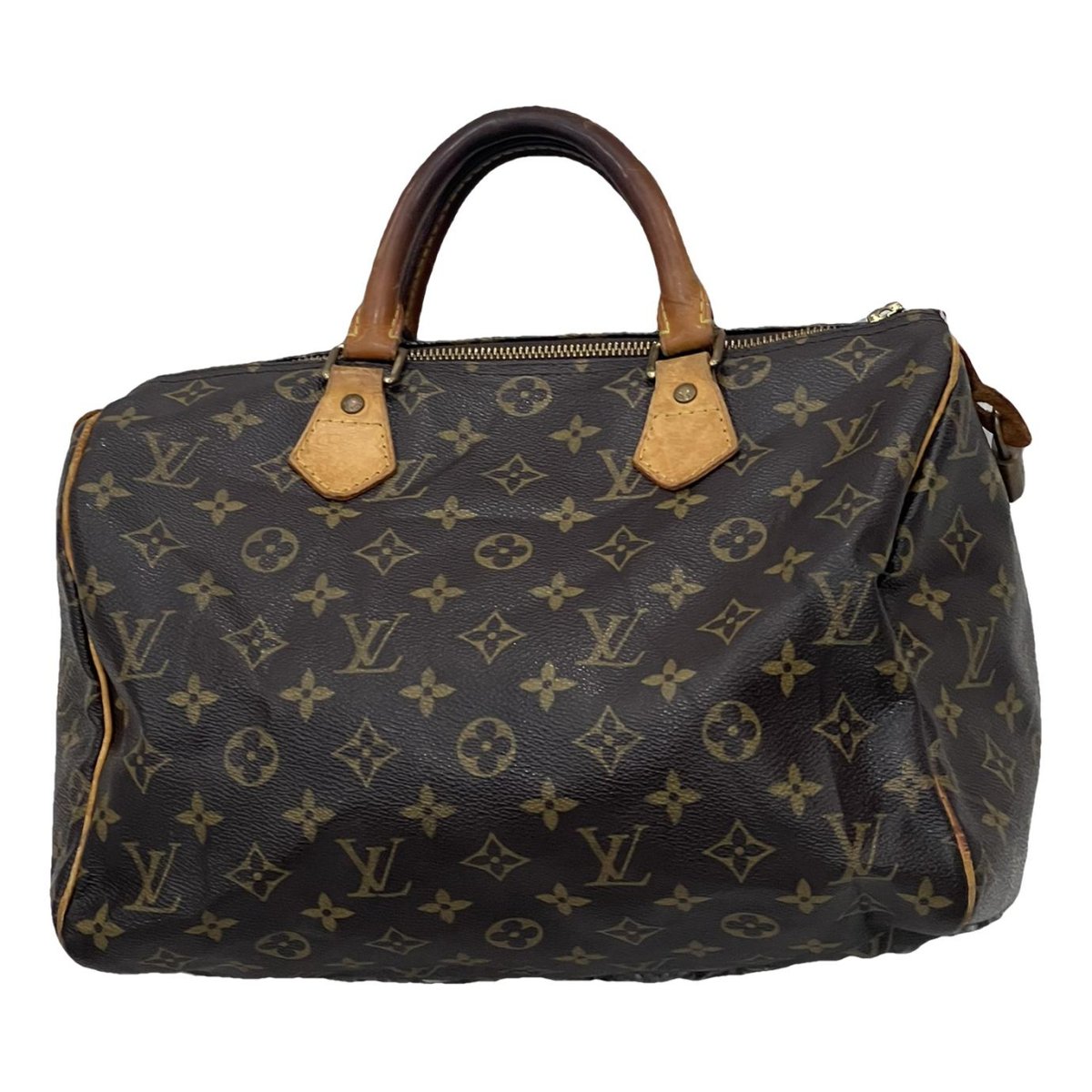 Speedy leather handbag