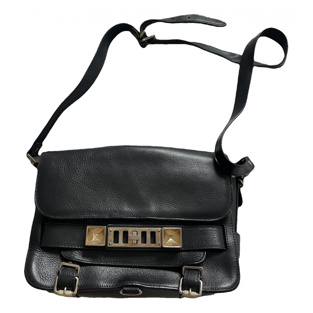 PS11 leather crossbody bag