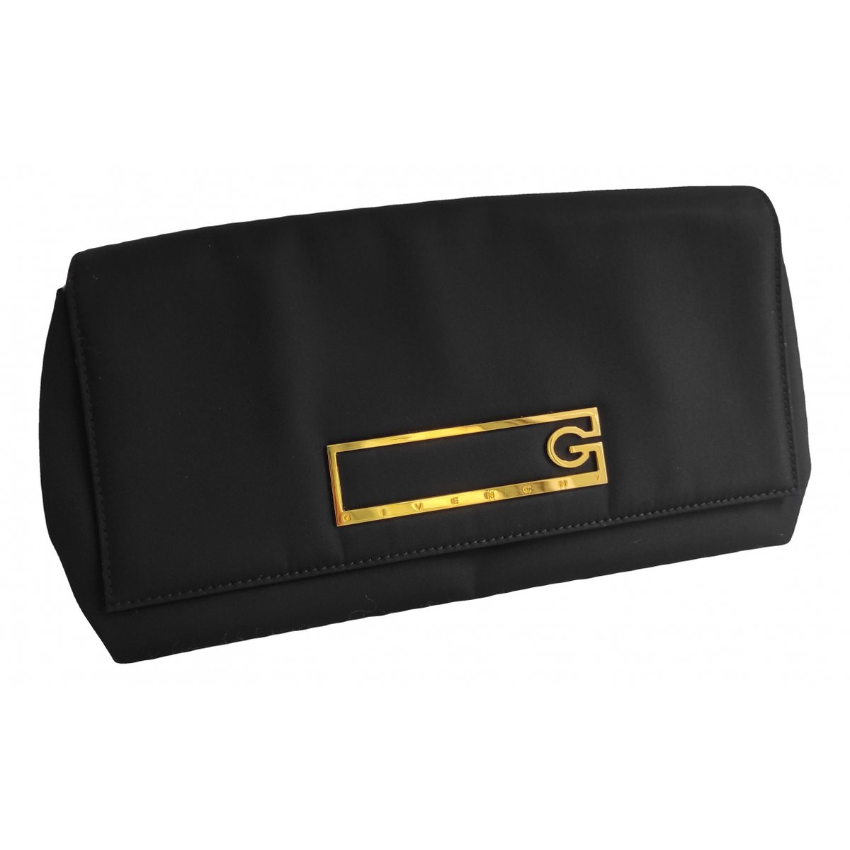 Emblem cloth clutch bag