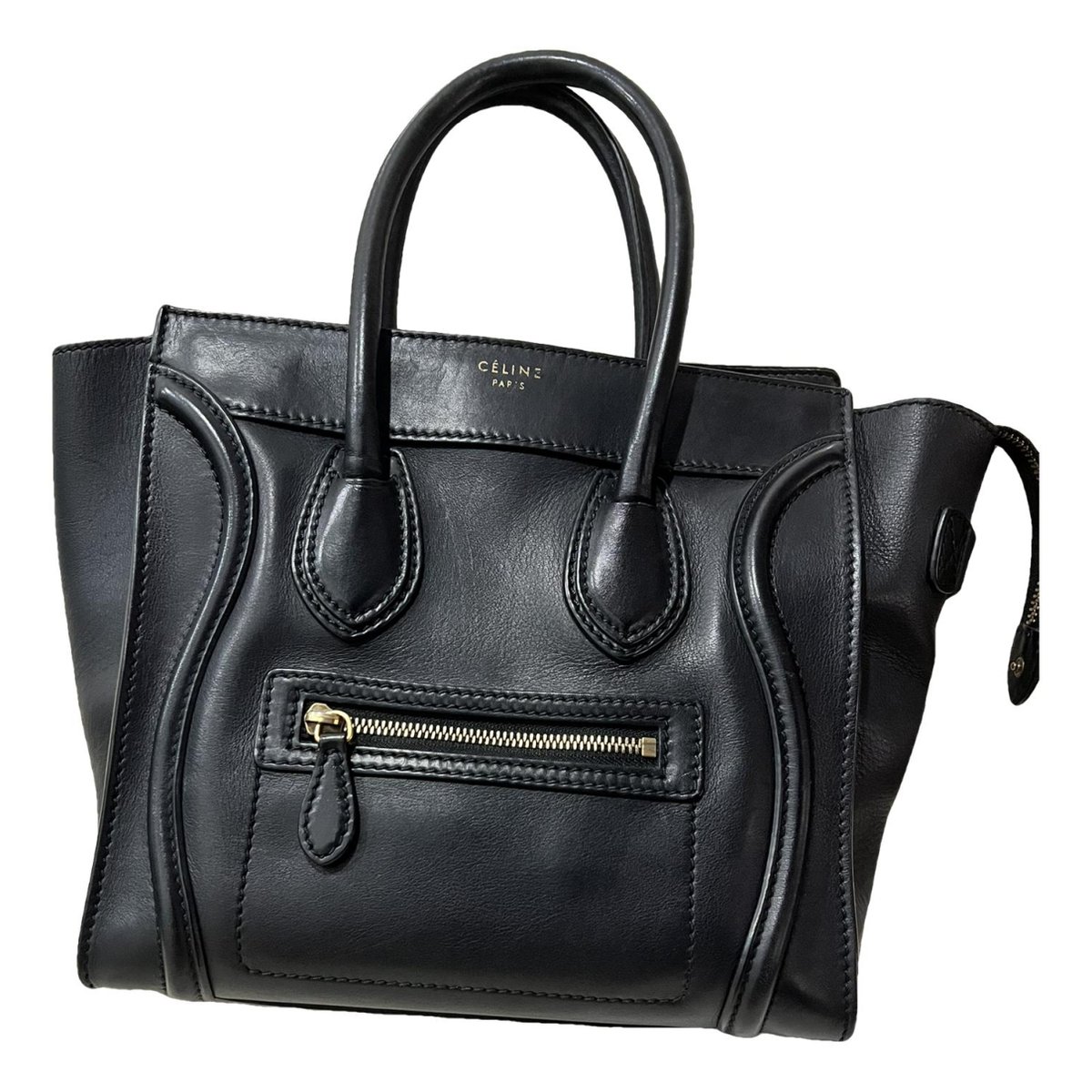 Luggage leather handbag